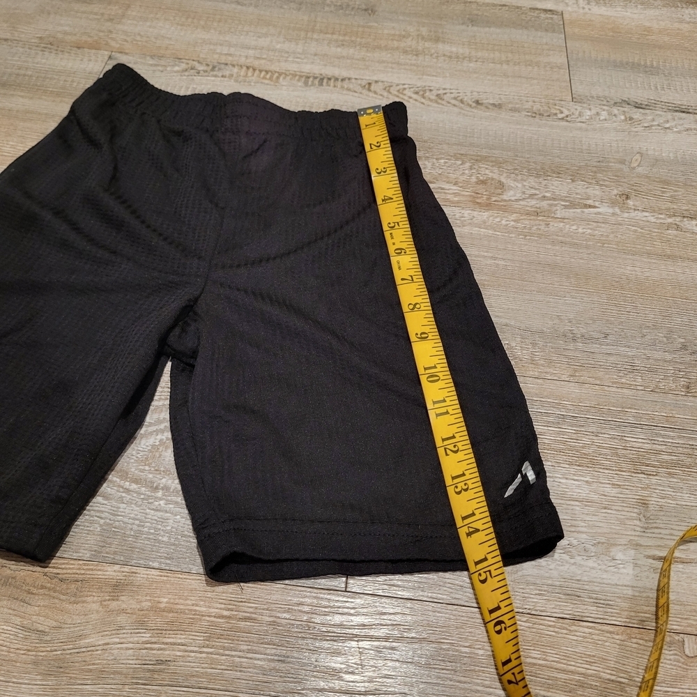 Alive Kid Boy Basketball Active Wear Shorts Black White Boys Size 7 - Picture 4 of 5
